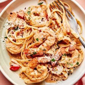 Lobster and Shrimp Pasta