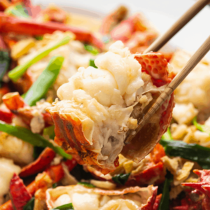 Stir-fry Lobster and Shrimp